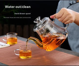 Glass Pot With Dedicated Steaming Pot For Brewing Tea