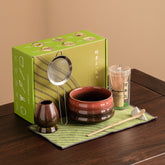 Japanese Style Kiln Roasted Matcha Mixer Set Matcha Couple Gift Teaware Set